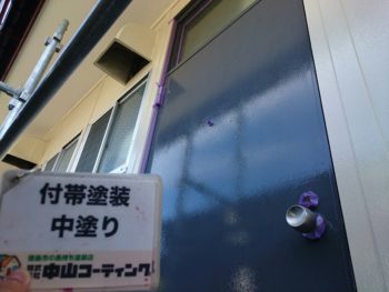 勝手口　徳島県　藍住町　中山コーティング　外壁塗装