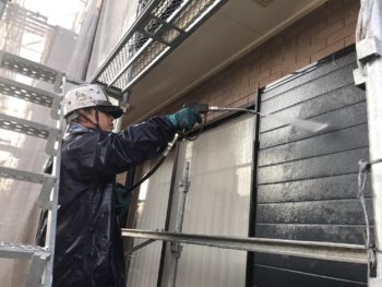 徳島　外壁塗装　外装リフォーム　中山コーティング　ガイソーパワークリーナー