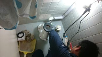 徳島市　内装工事洗面台取付工事