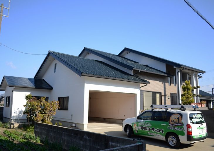 徳島県板野郡藍住　外壁屋根塗装　Ｍ様邸