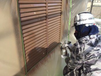 徳島　外壁塗装　中山コーティング　雨戸