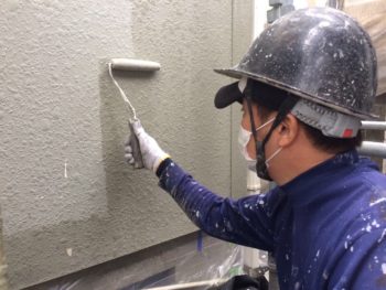 徳島　アパート　塗替え　外壁