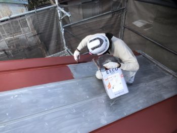 徳島　塗装　中山コーティング　ガイソー　屋根