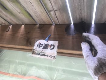 徳島　外壁塗装　中山コーティング　塗替え　木部