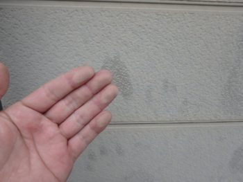 淡路　中山コーティング　塗り替え　外壁塗装　チョーキング