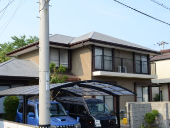 徳島市　ミサワホーム外壁塗装・屋根塗装Y様邸　ミサワセラミック外壁