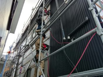 ガルバリウム鋼板　外壁貼り替え　GAISO　中山コーティング