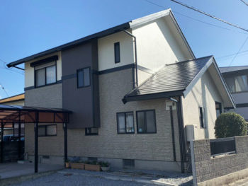 徳島県　完工　塗装　住宅　板野
