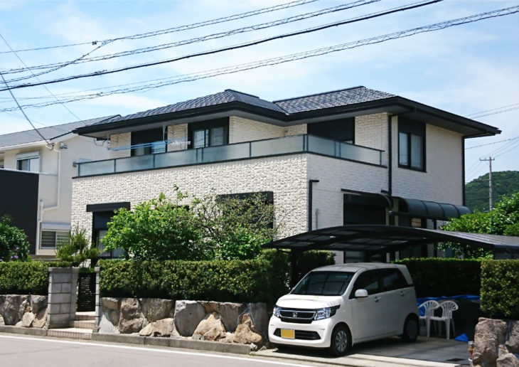   徳島市ミサワホーム　外壁塗装や屋根も塗り替えました