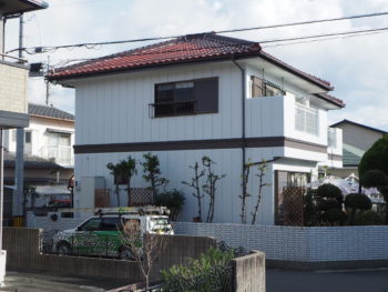 徳島県　松茂町　完工　住宅　側面