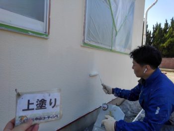 徳島県　外壁　国府　白系　塗装