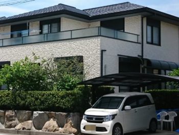 ミサワホーム徳島　ミサワセラミック外壁塗装(屋根)　M様邸
