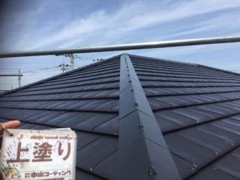 　徳島県　屋シリコン根　塗装