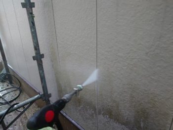 高圧洗浄　外壁　チョーキング　徳島県