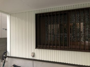 外壁　ガルバリウム鋼板　徳島県　施工後