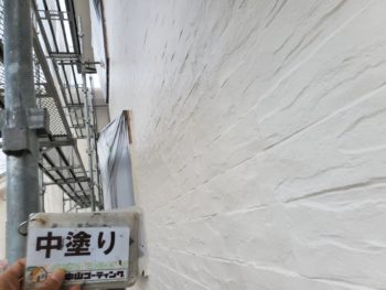 外壁　塗装後　徳島県　中島田