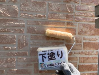 外壁　塗装　下塗り　徳島県　阿南市
