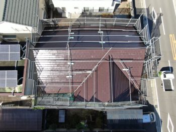 屋根　塗装　全体　徳島県　丈六