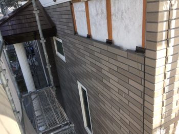 徳島県　上板町　板金工事　壁面　サイディング　撤去