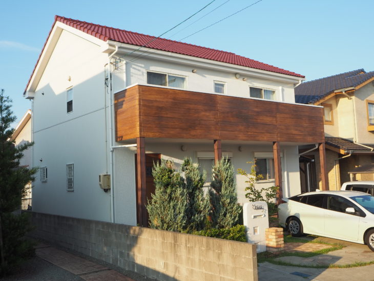徳島県　松茂町　施工後　外壁