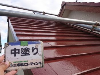 徳島県　小松島市　屋根　塗装後