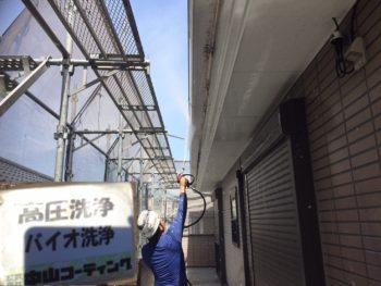 徳島県　洗浄　付帯部　外壁