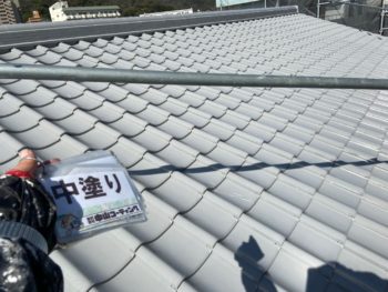 徳島県　沖洲町　屋根　塗装