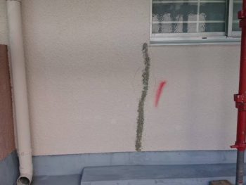 徳島県　中島田町　外壁塗装　クラック　補修