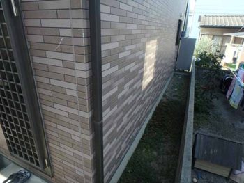 徳島県　板野郡　松茂町　施工前　外壁　汚れ