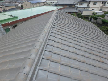 徳島県　沖洲町　施工前　屋根　劣化