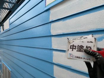関西ペイント　金属サイディング　塗装　徳島　外壁　ダイナミックトップマイルド