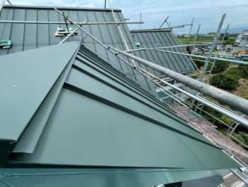 鳴門市　外壁塗装　屋根葺き替え　ガルバリウム鋼板　シーリング打ち替え