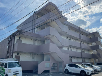 徳島県でマンション｜アパートの長尺シート、防水や塗装は中山コーティングさん。