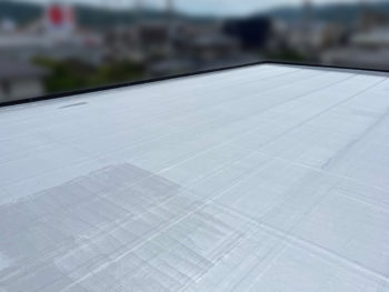 徳島県　陸屋根シート防水の張替え/やり替え「台風にも強い防水工事とは」阿南市上中町　