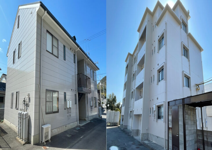   徳島県鳴門市アパート＆マンション大規模改修修繕工事を依頼しました。抜群の仕上がりで満足です。