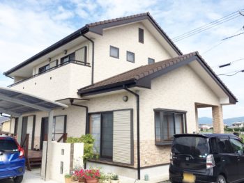 徳島県名西郡石井　外壁補修・シーリング打ち替え・付帯塗装　H 様