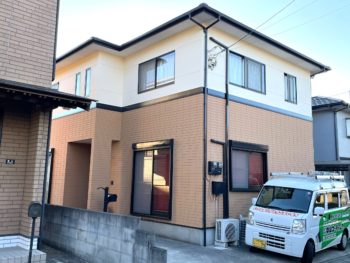 国府町　外壁を断熱塗装GAINAで耐久性も抜群　塗装専門店の中山コーティング