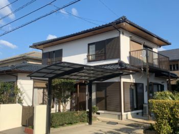 徳島市国府町　外壁屋根塗替え　施工例M様