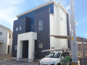 徳島市国府町　外壁塗装　住宅屋根塗装　施工例O様