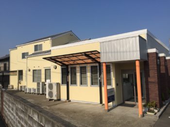 徳島県阿南市　店舗の外壁と屋根塗装　　幸田耳鼻科様