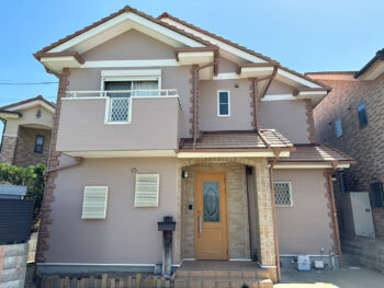 板野郡藍住町の外壁塗装は色合いが大事「新築時から色が変わっても違和感ない仕上がりに」