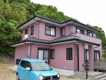 鳴門市撫養町木津　外壁塗装　屋根塗装　施工例