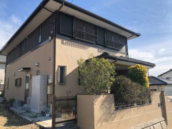 板野郡板野町　外壁屋根塗装　艶消し塗料