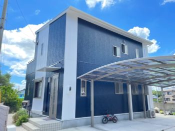鳴門市で新築から真逆色の外壁塗装で塩害から長期的に資産価値を守ります。