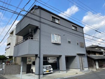 徳島市佐古　三階建て塗装工事【屋根外壁共にAGCボンフロン】
