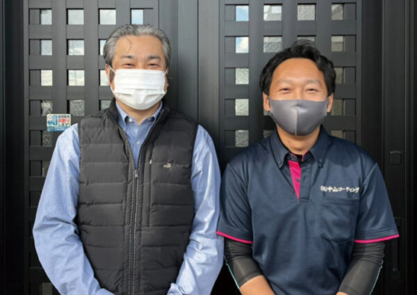 板野郡藍住町で外壁カバー工法の施工例や知識の多い中山さんに依頼しました。