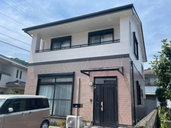 阿南市で遮熱塗料で外壁屋根塗装　施工事例K様