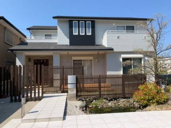 徳島市庄町　遮熱塗料での外壁塗装　施工事例