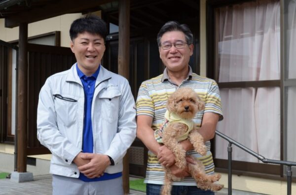 徳島県板野郡藍住で外壁屋根塗装を施工させて頂きましたT様の声