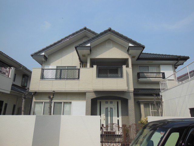 徳島県板野郡松茂町Y様邸　戸建住宅屋根・外壁塗装　シリコンプラン